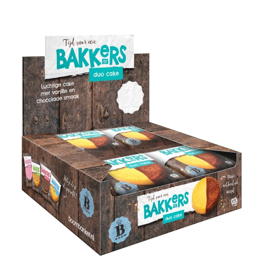 Boom Bakkers Duocake Apart Verpakt 12x75gr